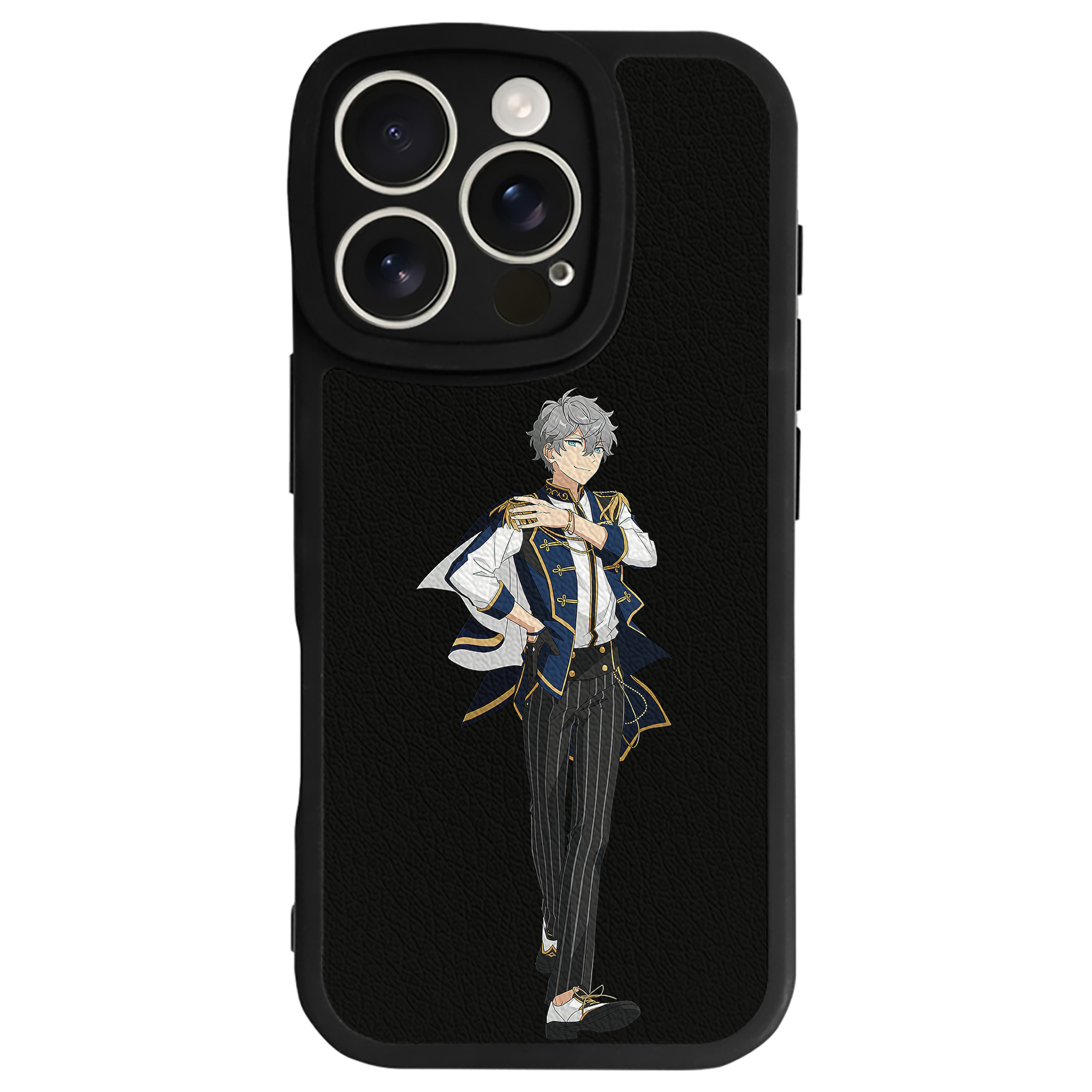 （画像用） あんさんぶるスターズ! Ensemble Stars 【iPhone 16シリーズ対応】シリコンスマホケース（レザー調） 材質：シリコン